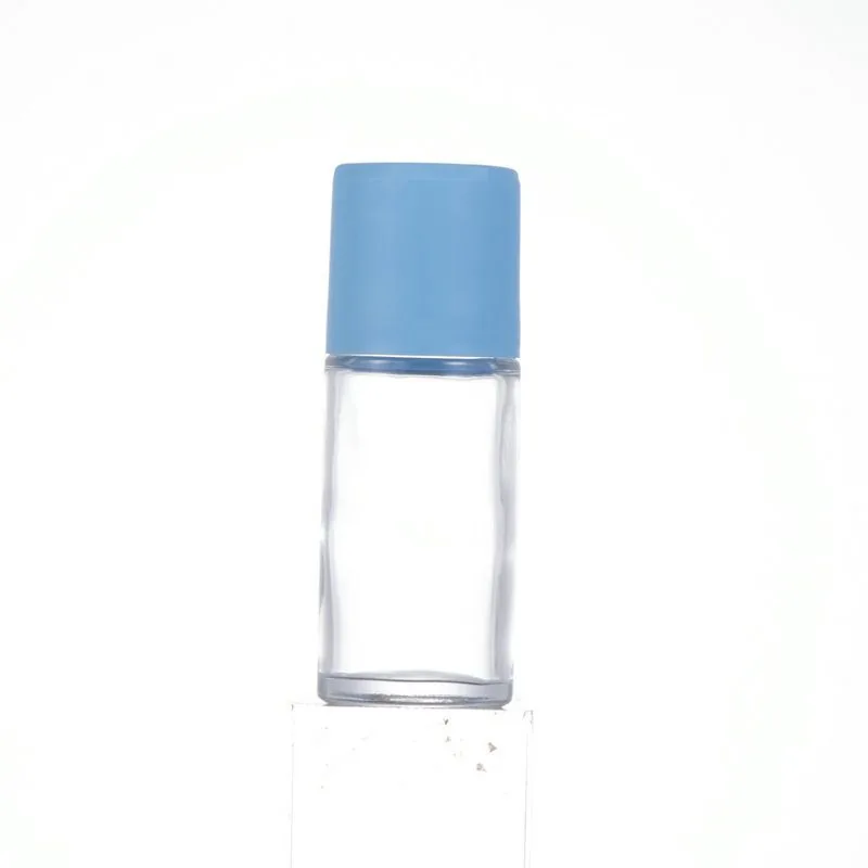 50ml amber roll on bottle with plastic cap