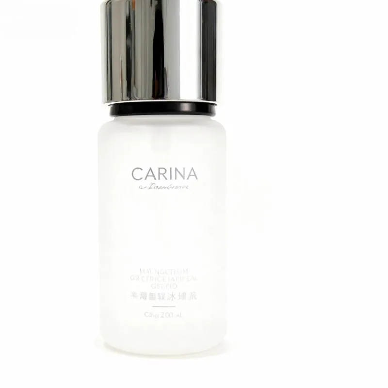 50ml each - frosted finish with silver lids - sustainable packaging - gift ready