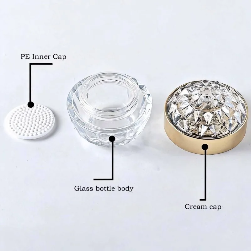 face cream jar label
