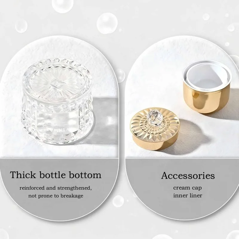 50ml glass cream jar for face mask