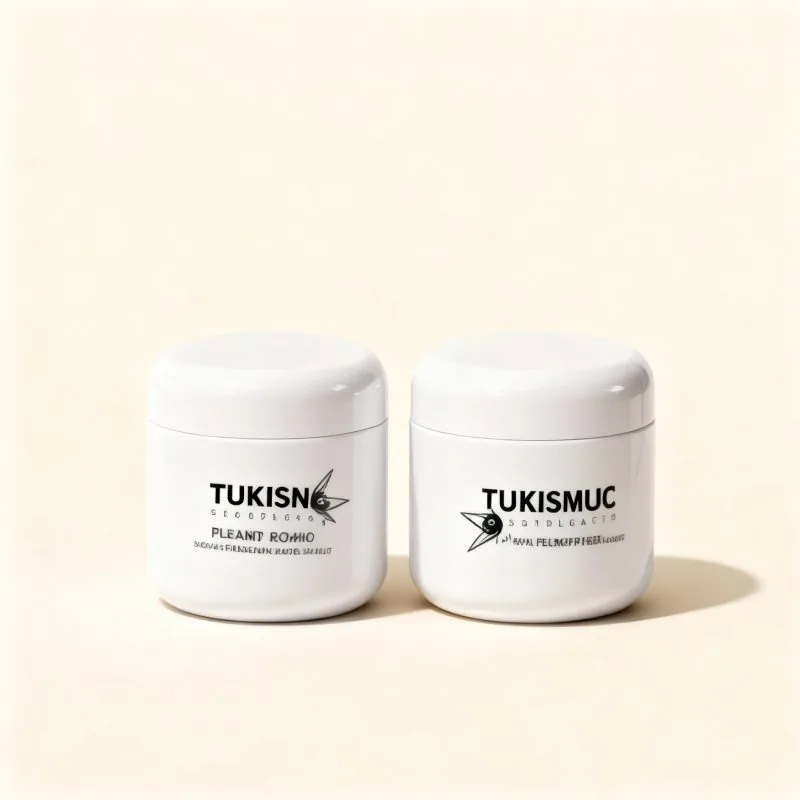 airless pump cream jar - preservative free formula