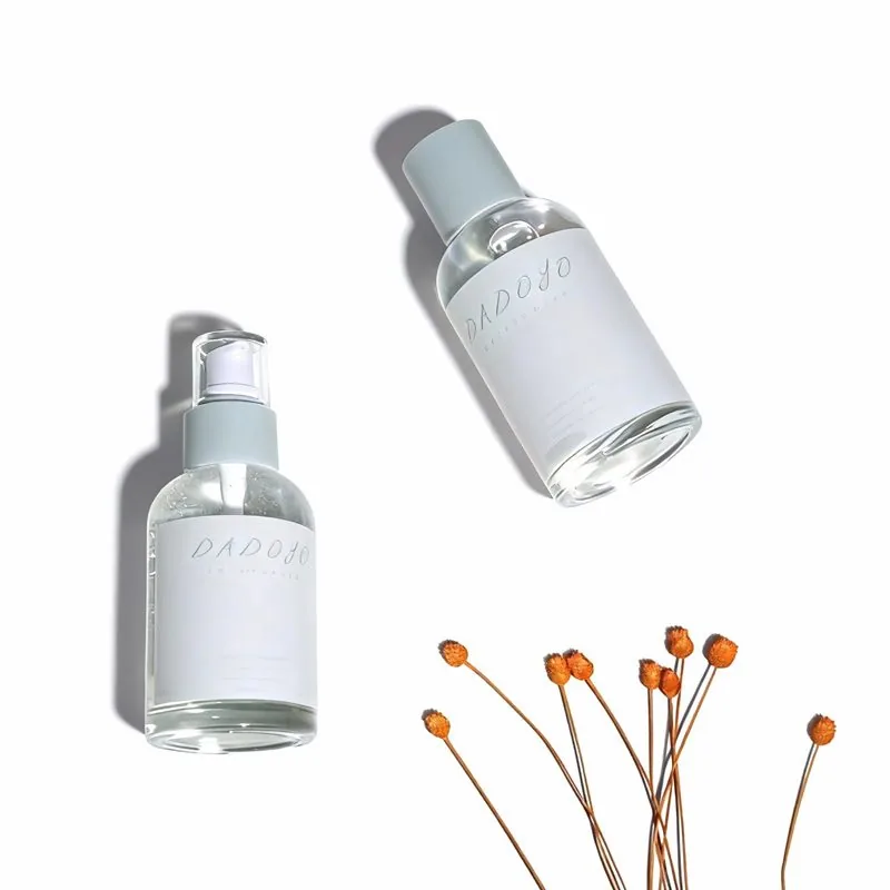 100ml amber glass bottle with orifice reducer for oil