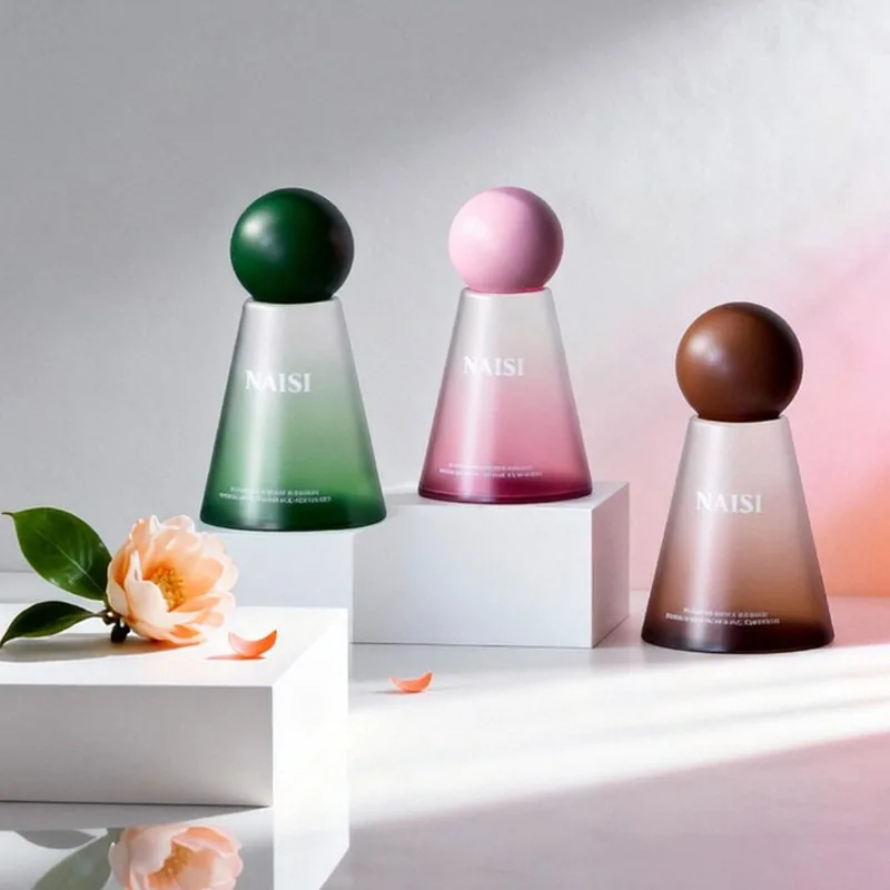 amber essential oil bottle with dropper
