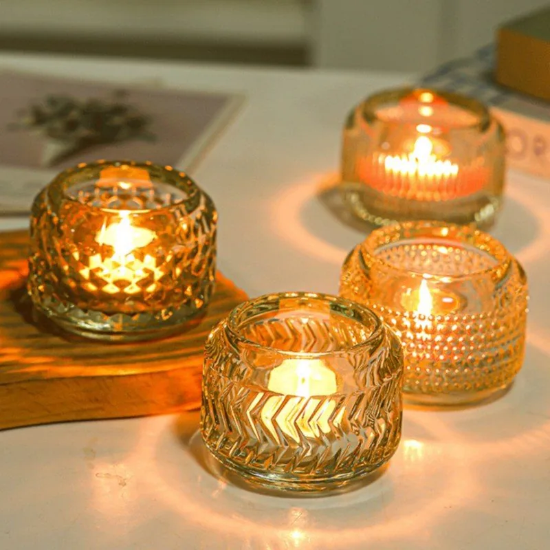 candle and glass