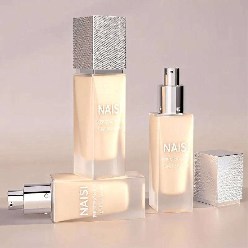 20ml frosted glass foundation bottle for liquid foundation 20ml frosted glass foundation bottle for liquid foundation