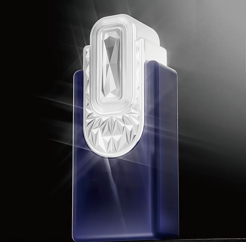 NS-X005 100ml Square Perfume Bottle Glass Spray Empty Bottles