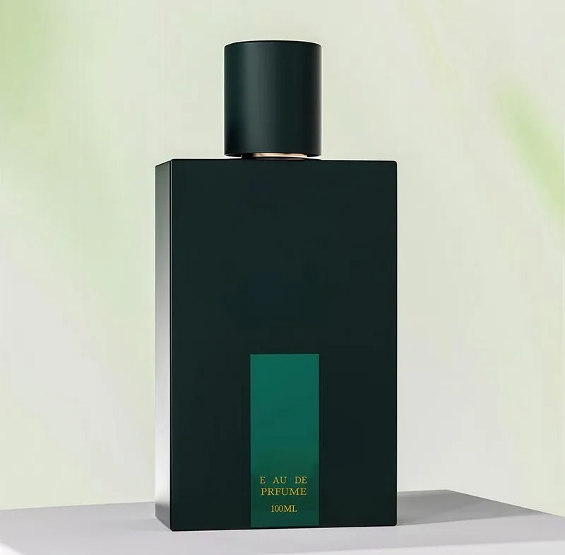 Erkekler için Özel Dolum Benzersiz Kare 100ml Cam Kolonya Şişeleri