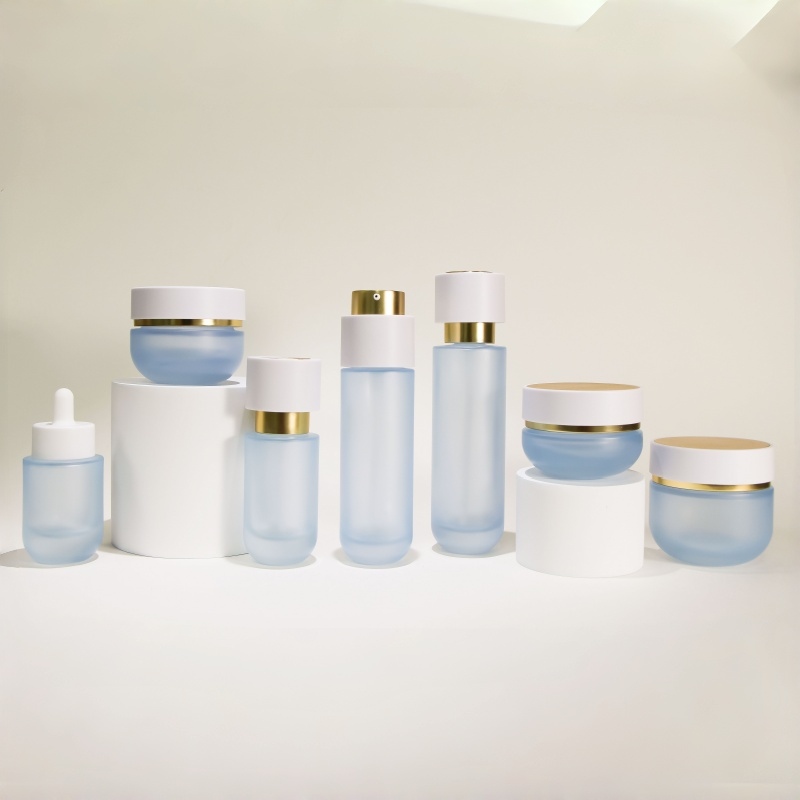 NS016 30ml 100ml 50g Glass Cosmetic Bottle Packaging Essential Oil Cream Lotion Bottle