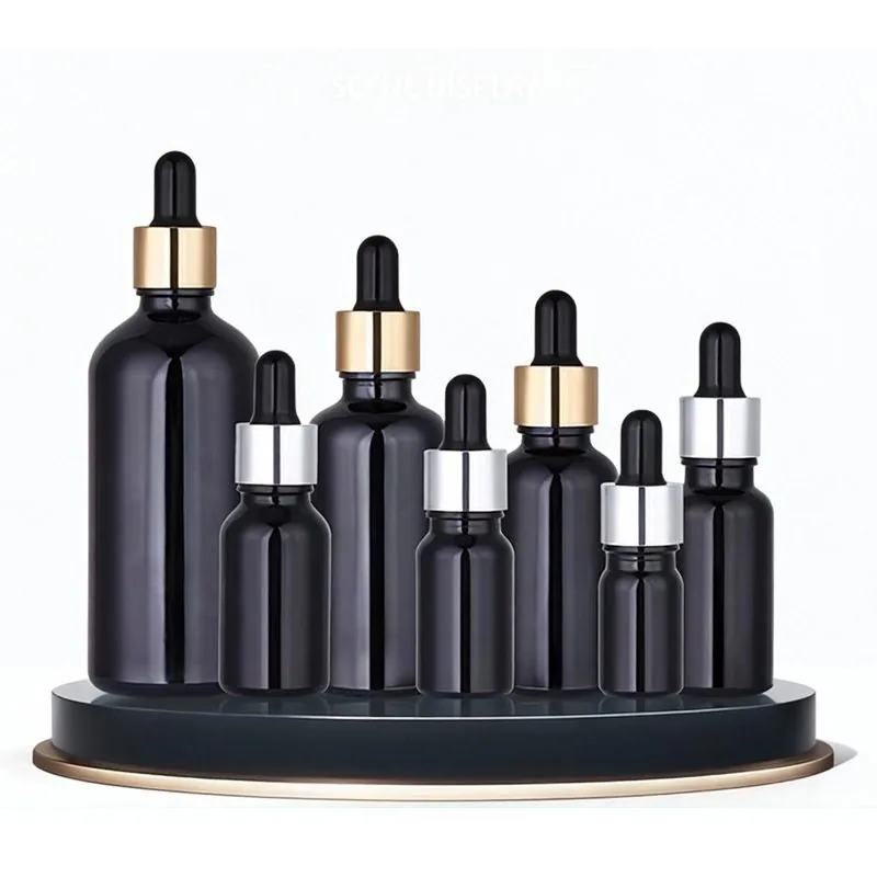 5 ml/10 ml/15 ml/20 ml/30 ml/50 ml/100 mlCustom Blue Boston Cosmetic Glasflaschen