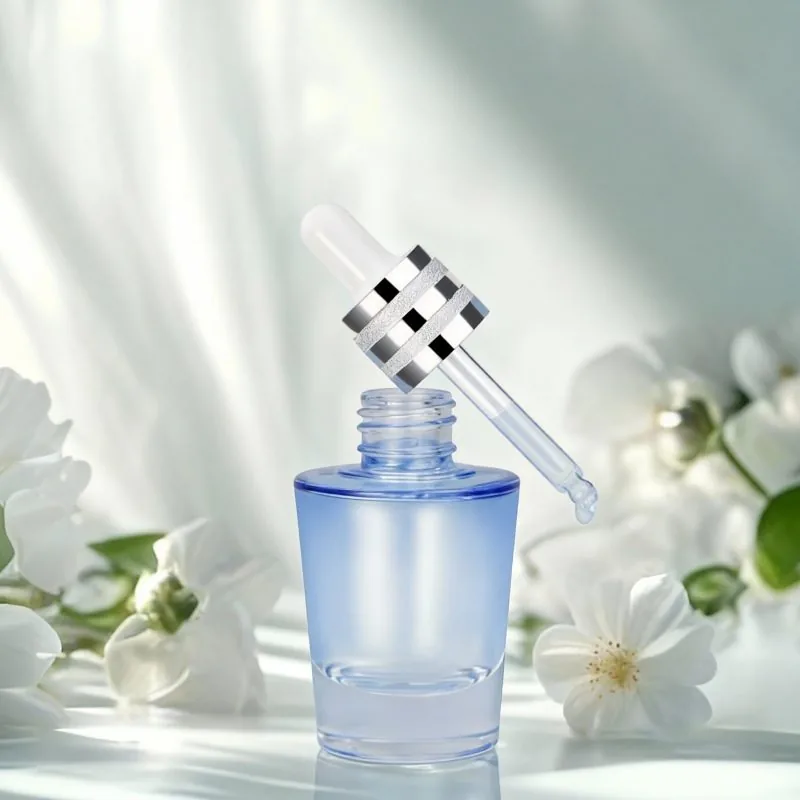 30 ml/50 ml dreieckige konische Serumflasche aus Glas mit Tropfer