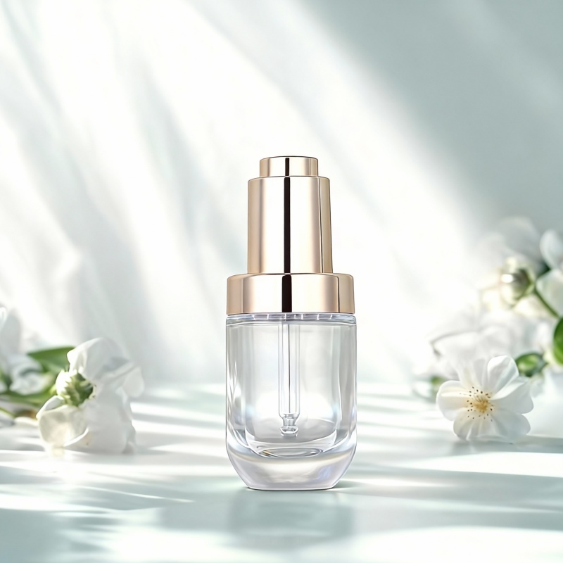 NS-D021 30ml Press-Slip Dropper Glass Bottle