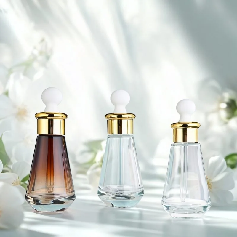 Anpassbare leere 30-ml-/50-ml-Glasflaschen für Serum-Grundierung