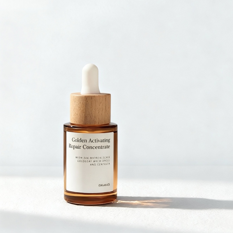 NS-D008 Bamboo and wood covered glass essential oil bottles in sizes of 10ml, 20ml, 30ml, 50ml - sample bottles for essential oil liquids