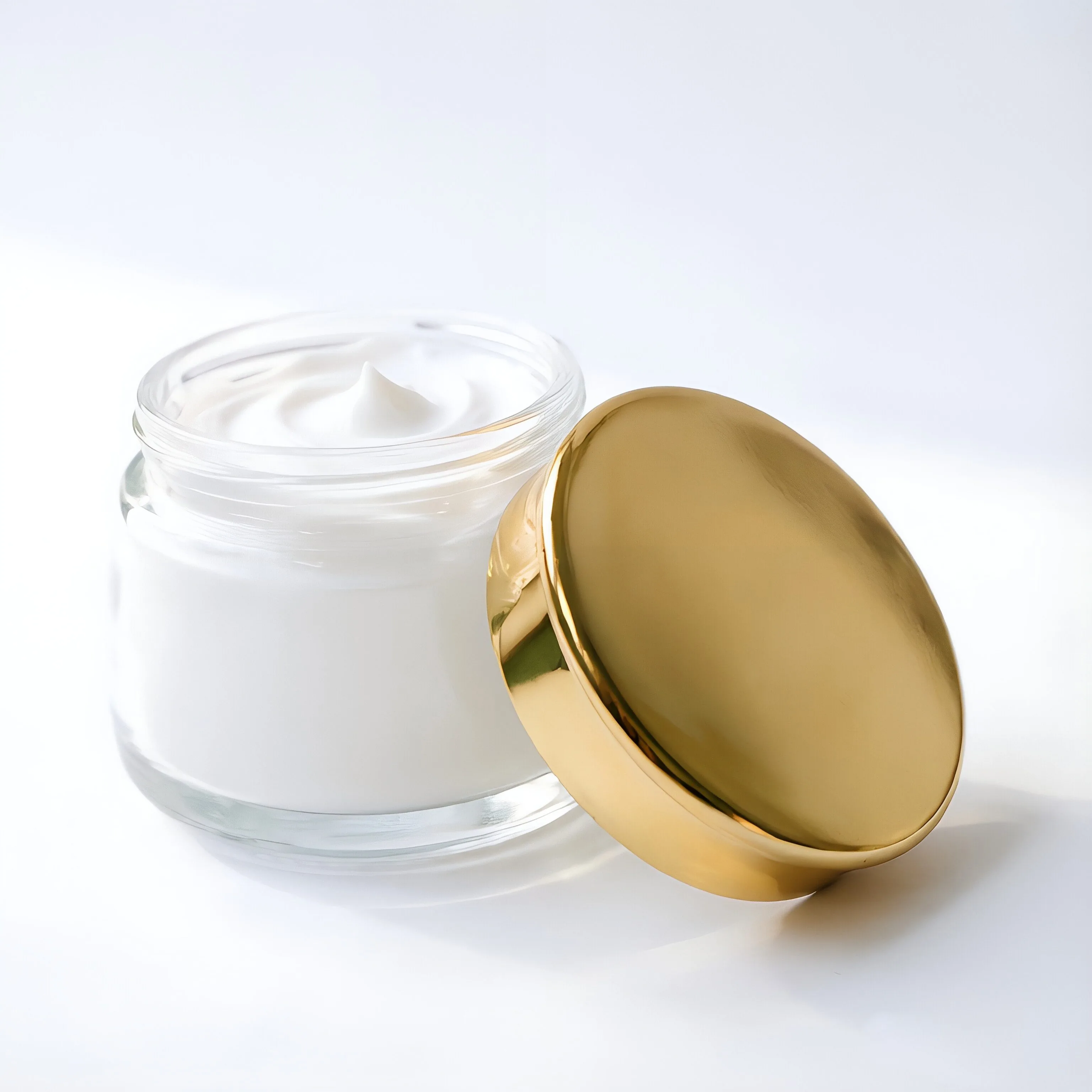 Luxury Cosmetic Cream Jars with Premium Glass Packaging