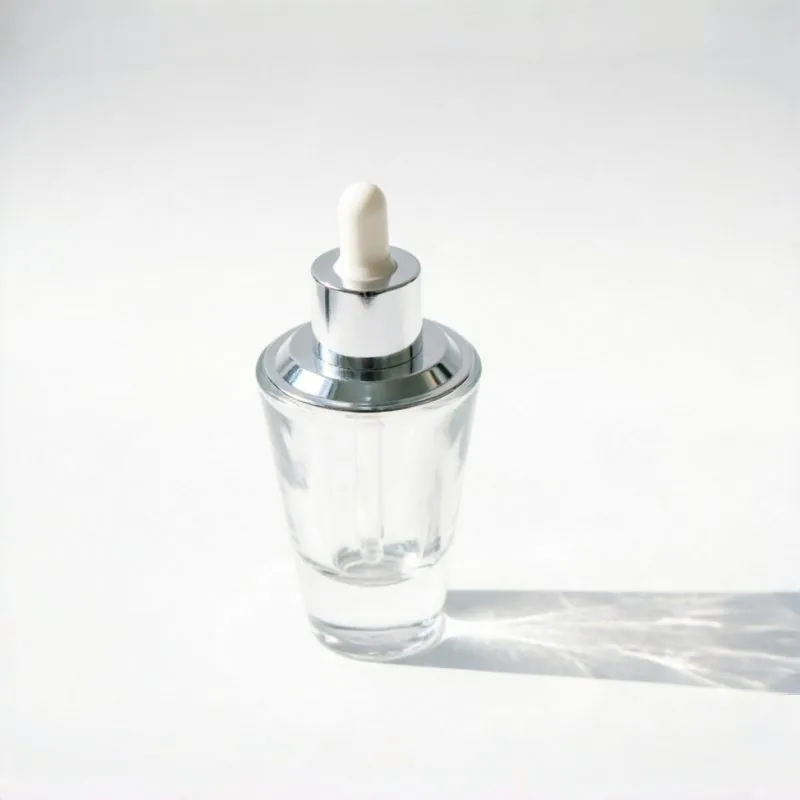 Silver Bottleneck 유리 스포이드 병 15ml