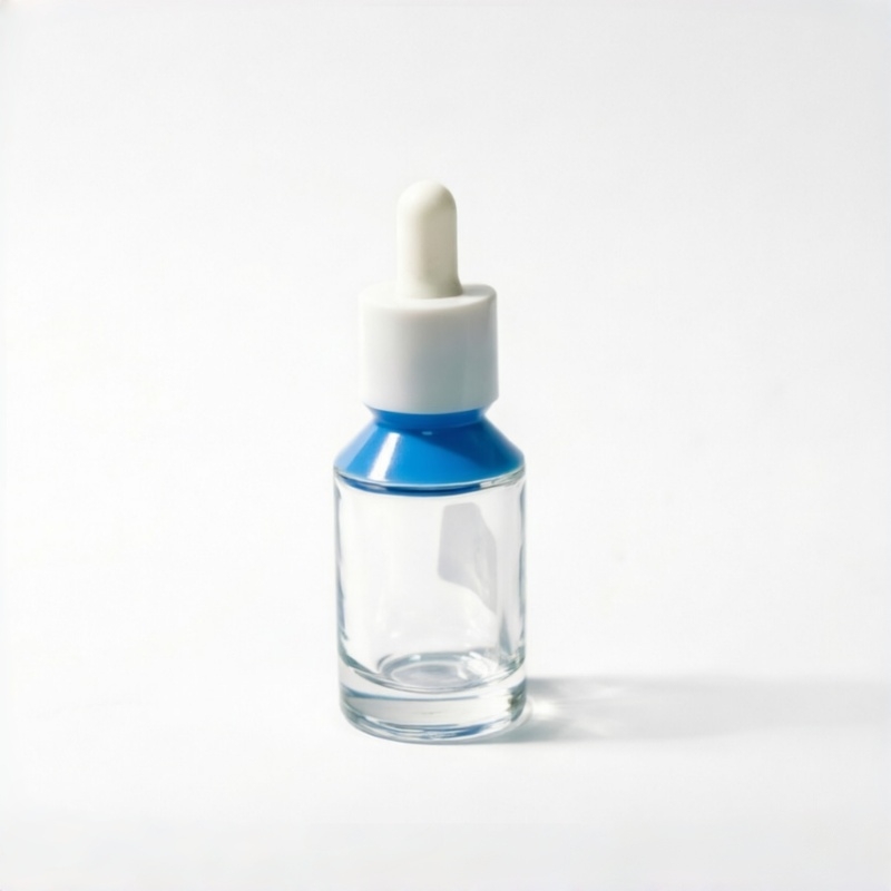 Blue Cosmetic Essence Bottle 30ml
