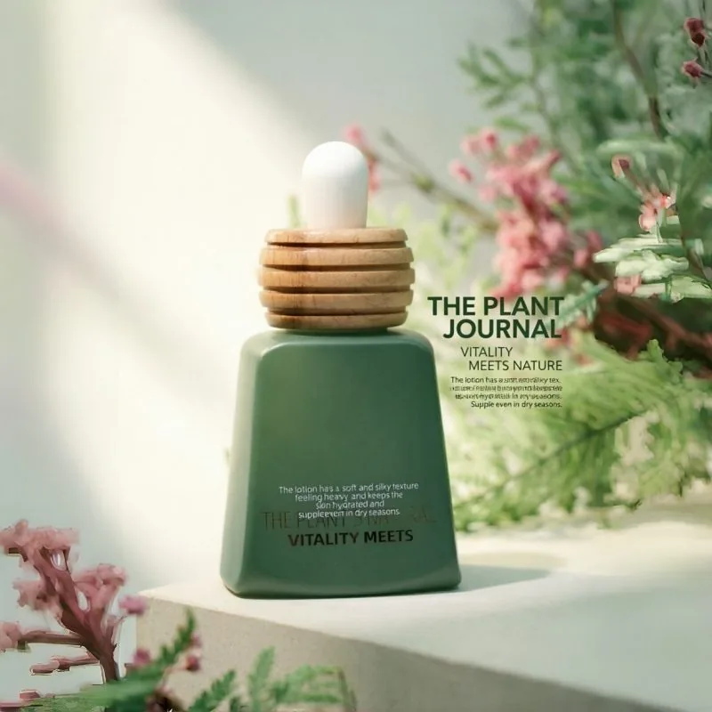 반투명 Green Glass 에센셜 오일 병 50ml