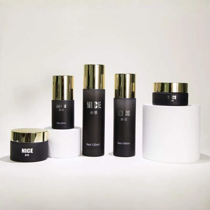 100ml 120ml Lotion Bottle Cosmetic Glass Packaging