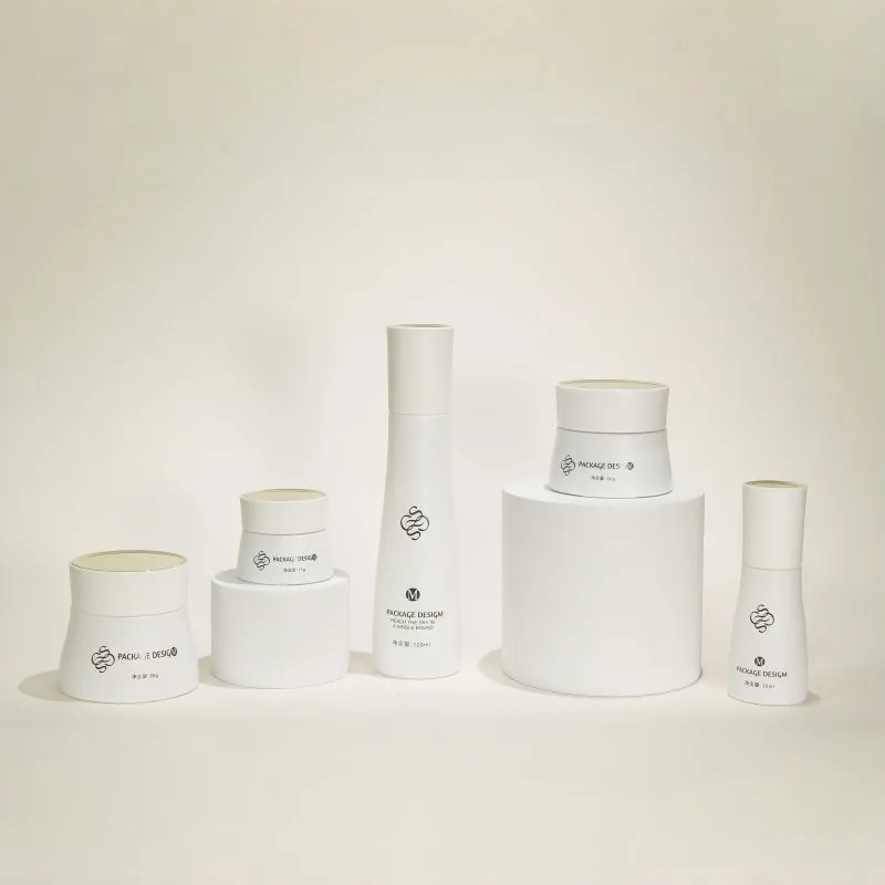 100ml Refilled oval shape cosmetics serums bottle