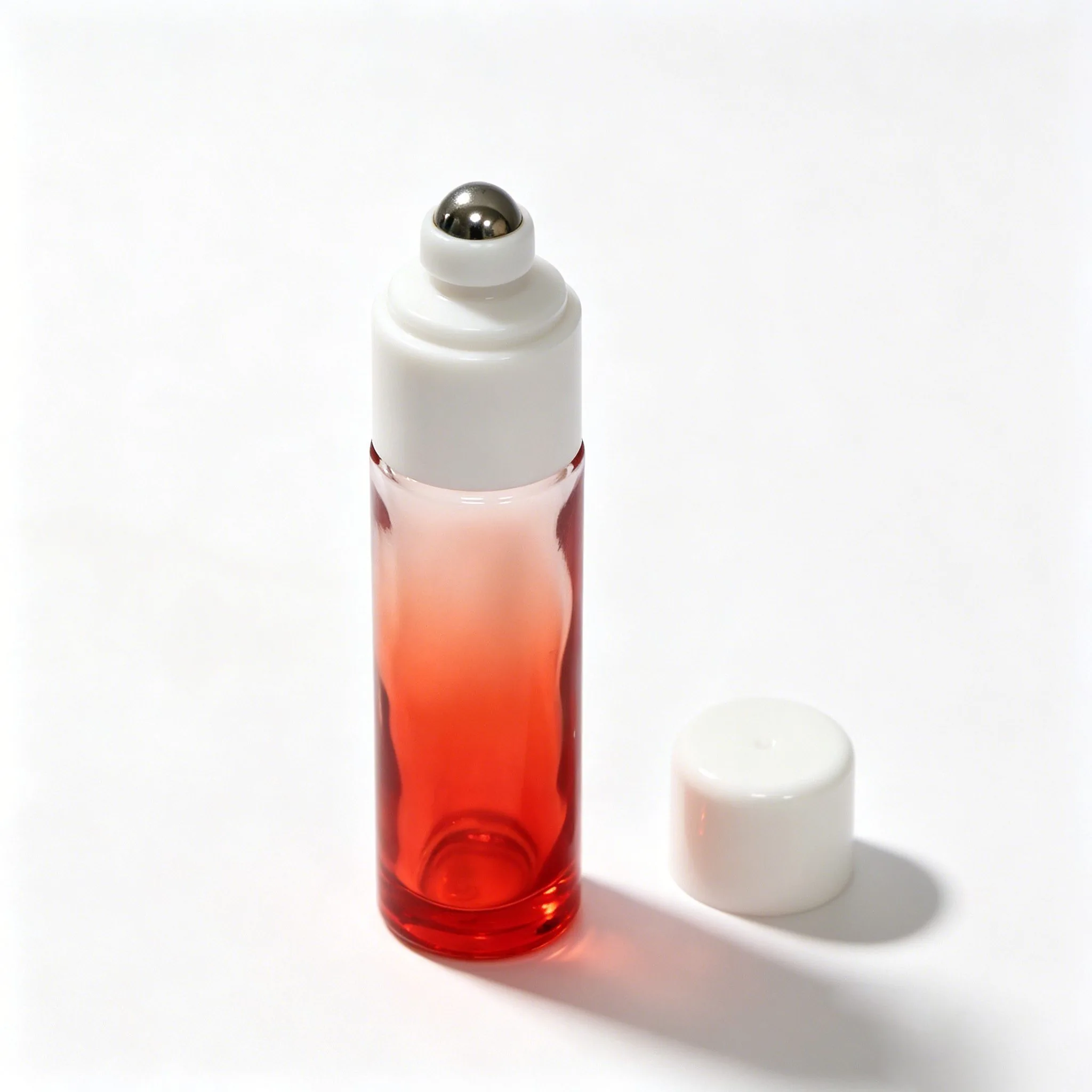 Amber Glass Roller Bottle with Stainless Steel Roller Ball 15ml