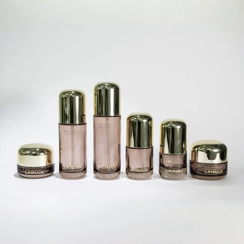 Leere Hautpflegeflaschen 50 ml 100 ml Kosmetikglasverpackung