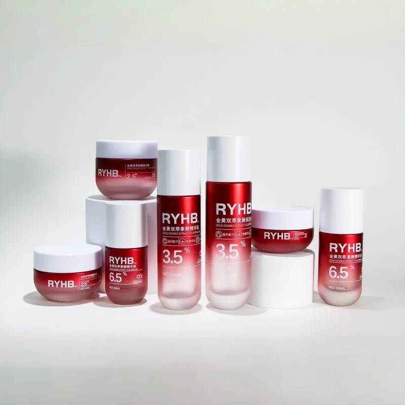 NS005 Kosmetikproduktverpackung 100 ml 120 ml Glasflaschen für die Hautpflege