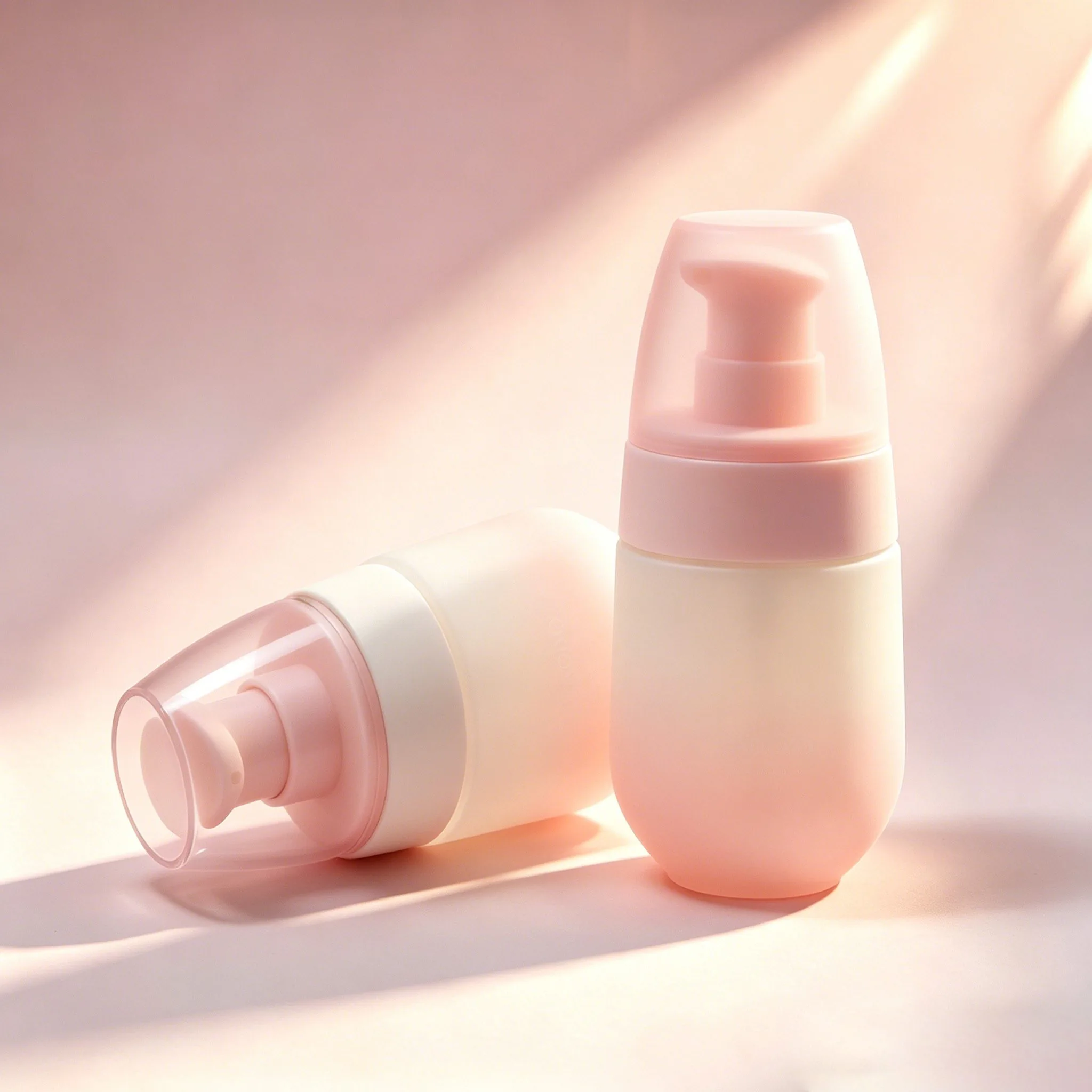 Pink Gradient mattiert Glass Lotionflasche 30ml