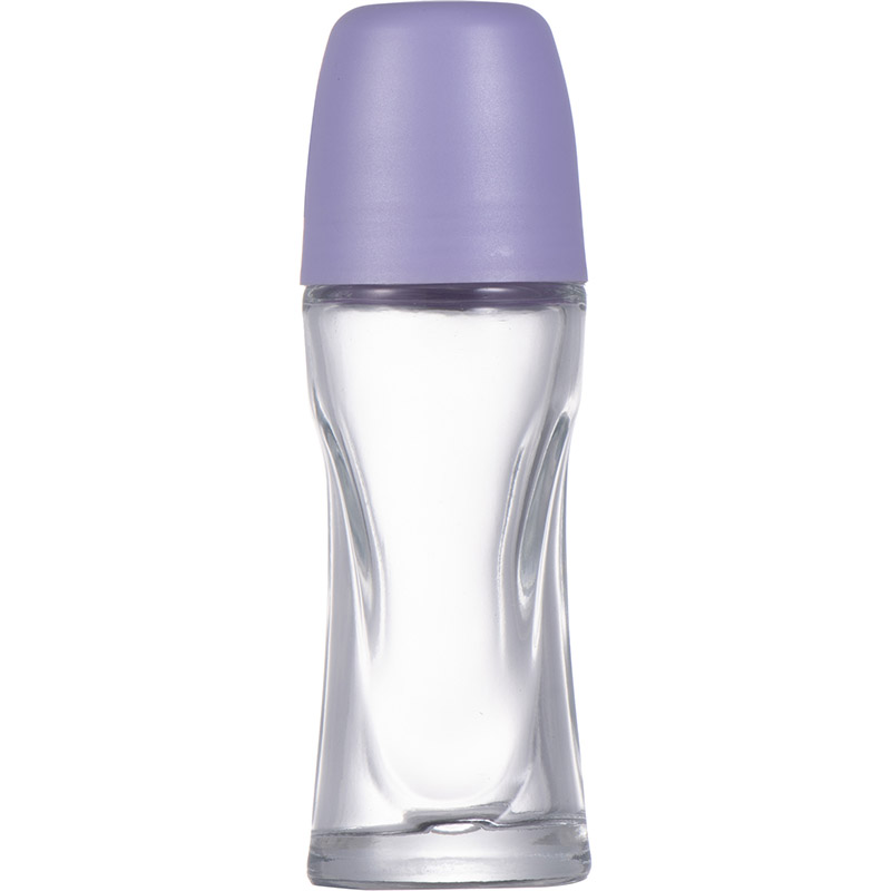 NS-G001 Glass ball bottle antiperspirant packaging plastic cap set