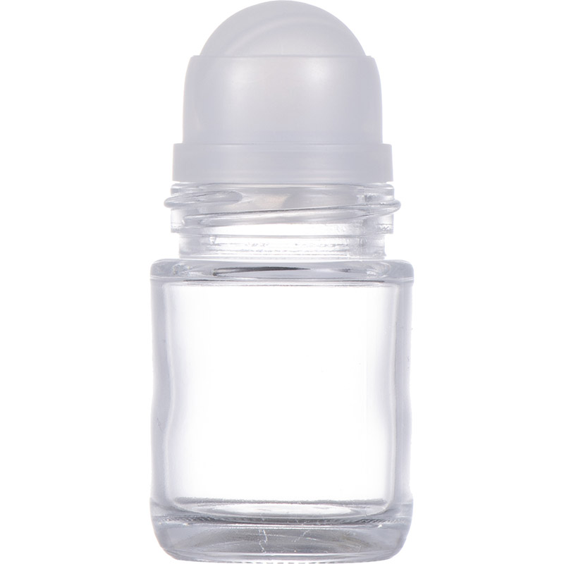 NS-G005 Ball bearing bottle cap 25ml 30ml 50ml antiperspirant deodorant lotion glass bottle