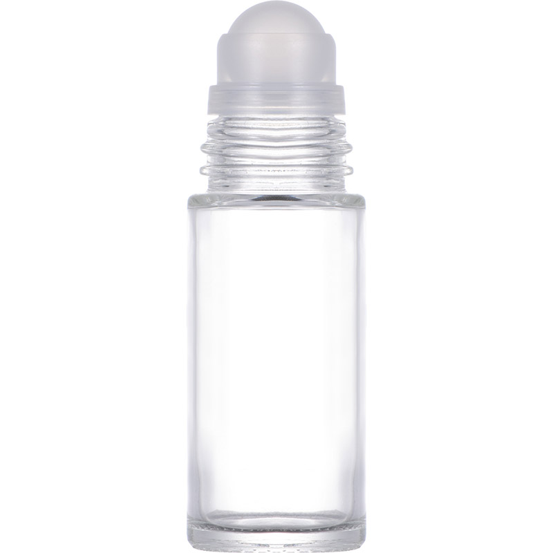 NS-G011 Wholesale 50ml cylindrical glass ball-shaped perfume/deodorant empty bottles