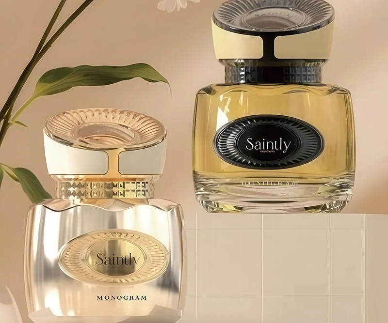 Özelleştirilmiş Arapça 50ml Özel Etiket Parfüm Şişeleri