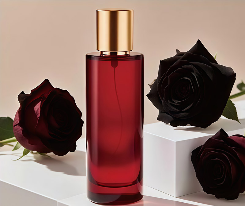 NS-X014 Flat Shoulder Refillable Spray Bottle Serum Essential Oil Perfume Bottle