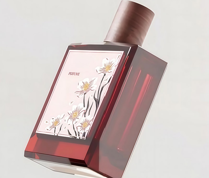 NS-X026 100ml Square Perfume Spray Bottle Glass