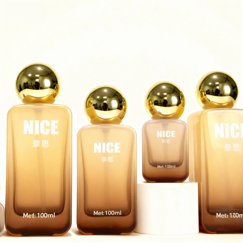 NS009 Customized processing service for cosmetic container packaging - 100 ml capacity, 50 ml glass bottles