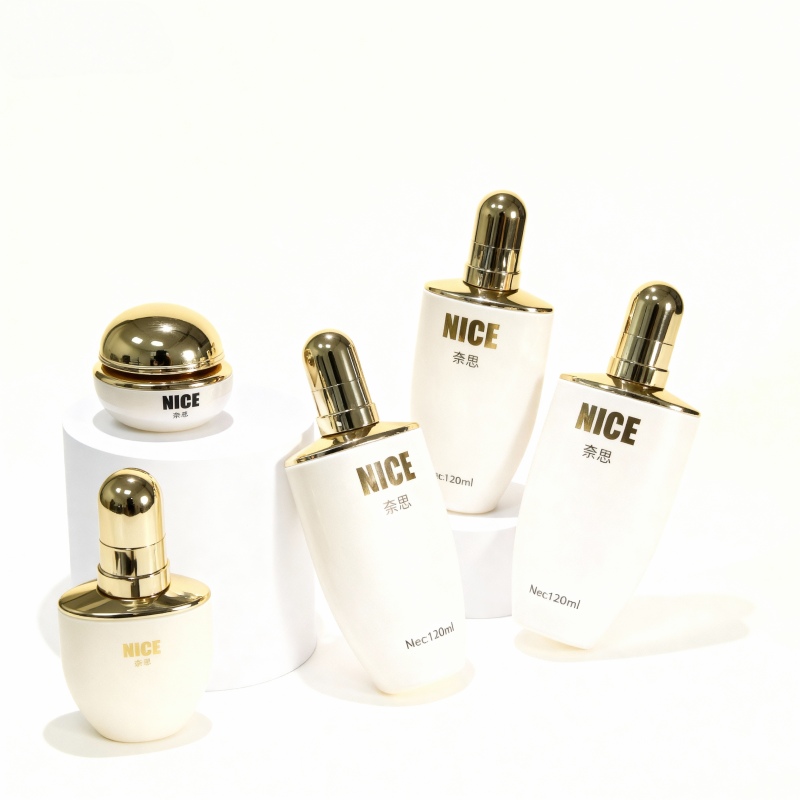 NS013 30ml Lotion Bottle Packaging 50ml 1oz Cosmetic Jars With Lids