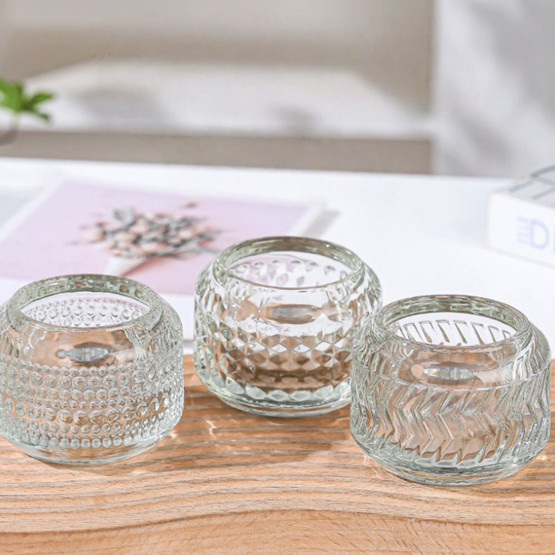 NS-L003 Modern minimalist transparent candle holder