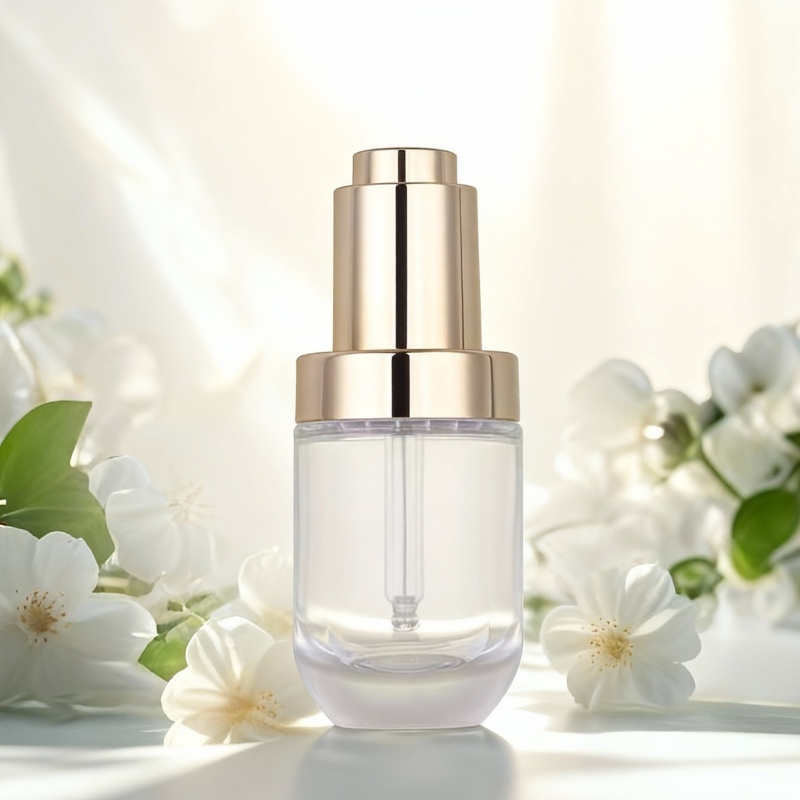 NS-D021 30ml Press-Slip Dropper Glass Bottle