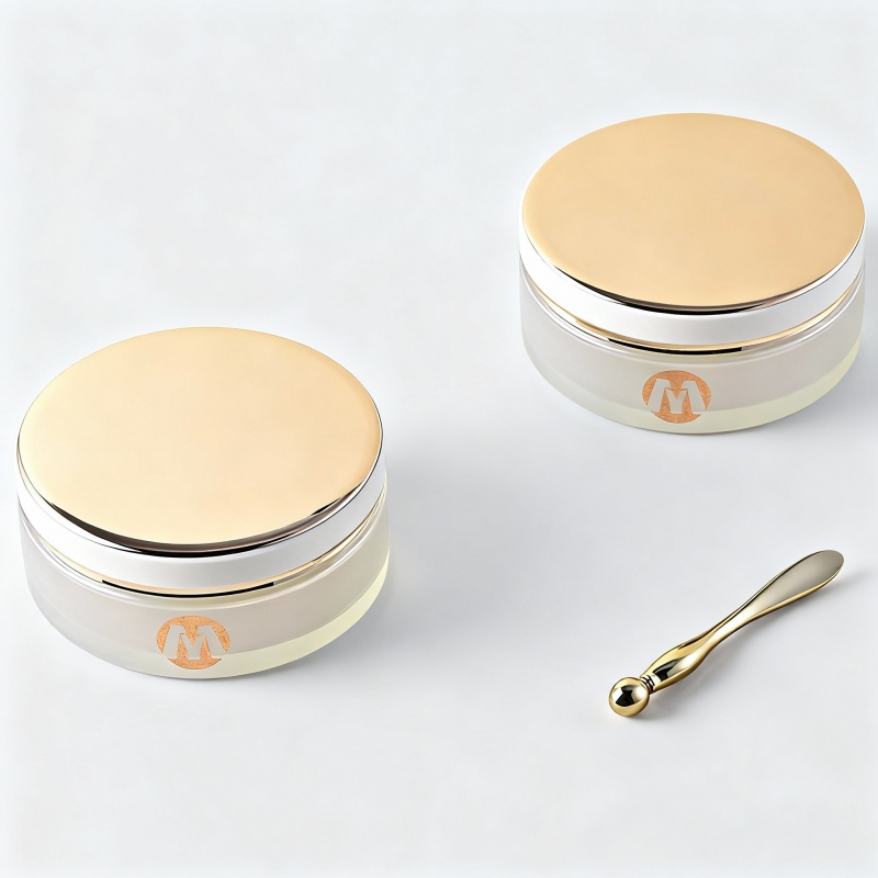 NS-M002 New High Quality Glass Face Cream 100g Glass Cosmetic Packaging Jar