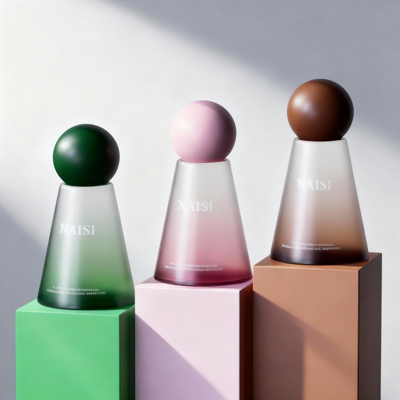 NS-D009 New 30ml, 50ml, 100ml, 120ml conical bottle for essential oil. Food-grade glass bottle for essential oil cosmetics.