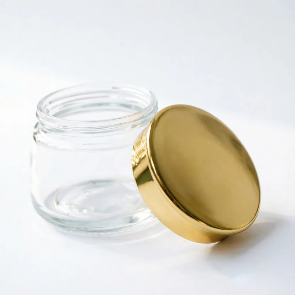Luxury Cosmetic Cream Jars with Premium Glass Packaging