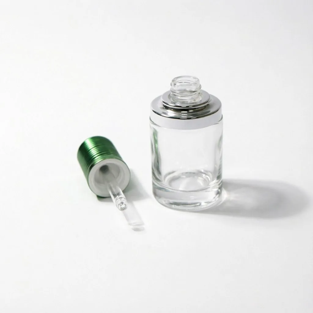 Airless Glass Serum Pump Bottle