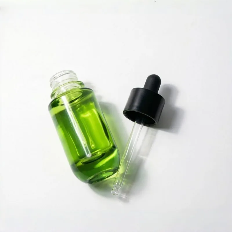 Mini Green 유리 스포이드 병 5ml 10ml 15ml 30ml