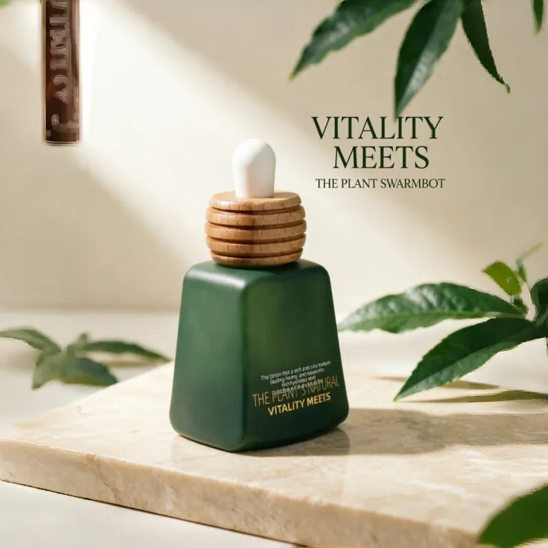 반투명 Green Glass 에센셜 오일 병 50ml