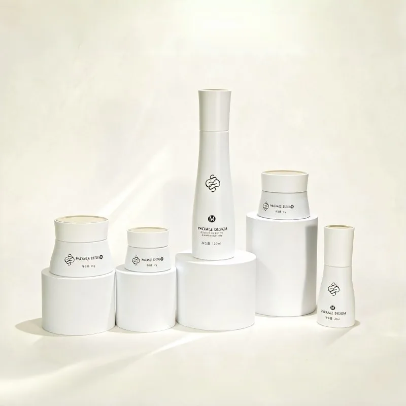 100ml Refilled oval shape cosmetics serums bottle