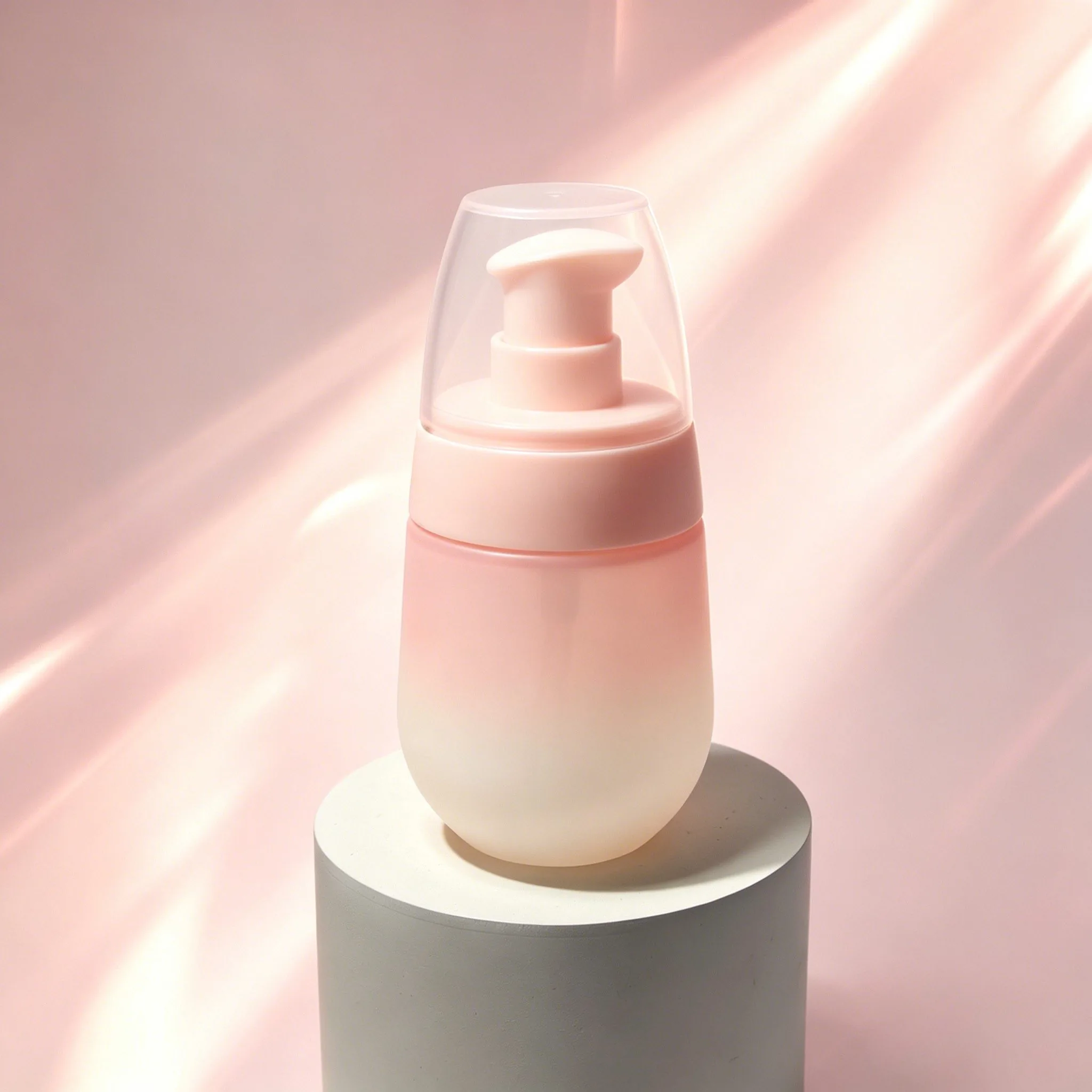 Pink Gradient 반투명 Glass 로션 병 30ml
