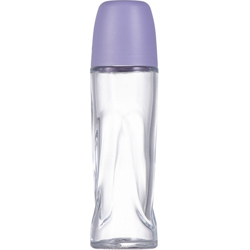 NS-G001 Glass ball bottle antiperspirant packaging plastic cap set