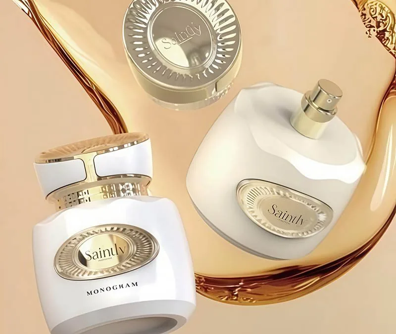 Özelleştirilmiş Arapça 50ml Özel Etiket Parfüm Şişeleri