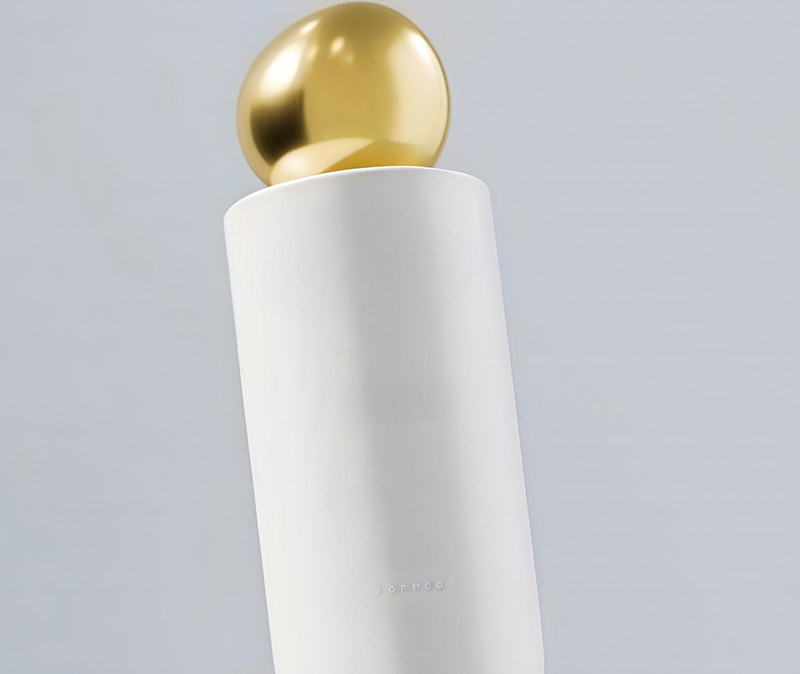 NS-X017 luxury new glass perfume bottle 30ml with colorful ball cap