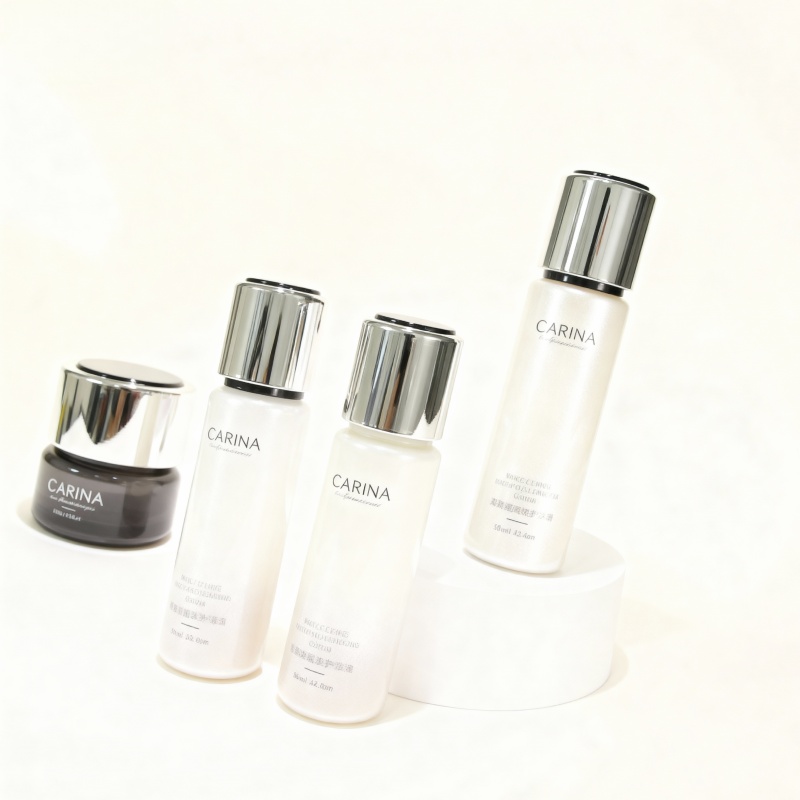 NS006 Glass Cosmetic Containers 30ml 30g 50g Glass Jars For Cosmetics