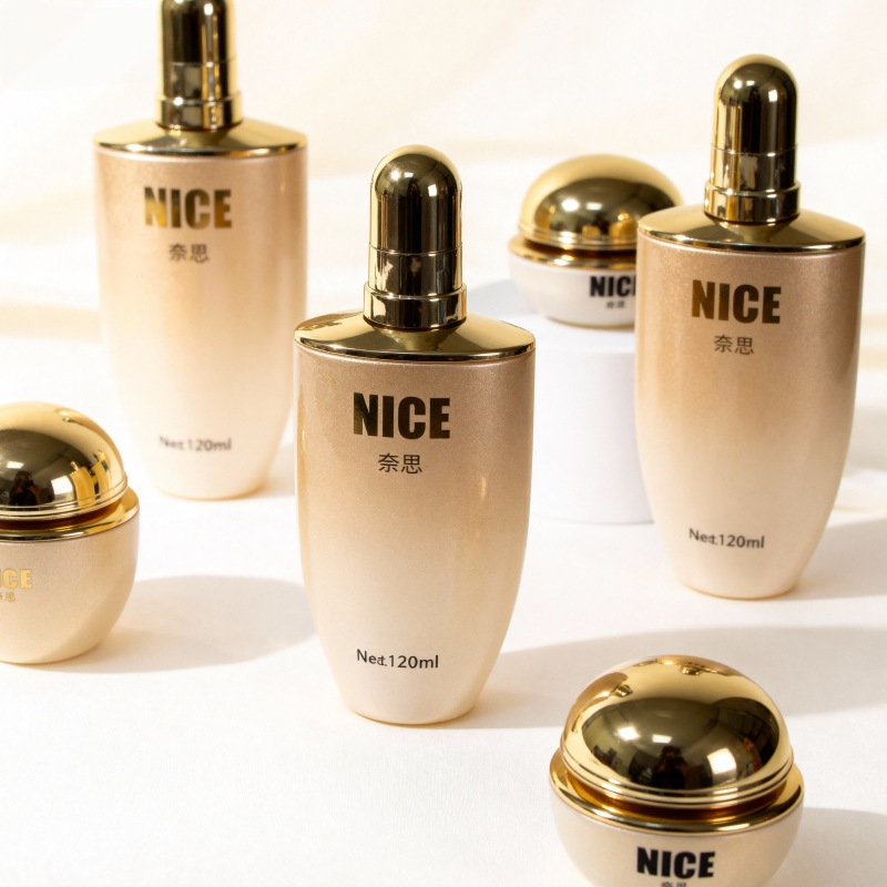 NS013 30ml Lotion Bottle Packaging 50ml 1oz Cosmetic Jars With Lids